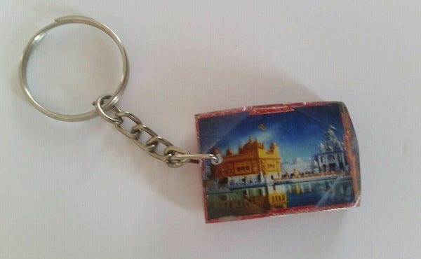 Sikh golden temple darbar sahib harimandir key ring punjabi singh key chain gift
