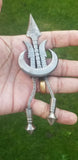 Sarbloh Khanda Pin Chand Tora Teer hand made Punjabi Sikh Singh Kaur Brooch bbb3 Gift