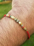 Hindu red thread evil eye protection stunning bracelet luck talisman amulet fg5