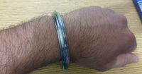 S7 thick smooth one edge sarbloh steel pure iron sikh singh khalsa heavy kara