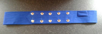 Sikh nihang singh khalsa adjustable belt kamarkasa with loop blue waist belt