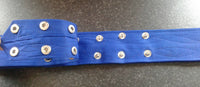 Sikh nihang singh khalsa adjustable belt kamarkasa with loop blue waist belt