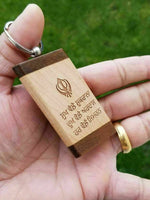 Sikh punjabi word dukh vele ardaas singh kaur khalsa wood key chain key ring nn