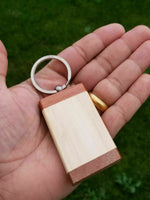 Sikh punjabi word dukh vele ardaas singh kaur khalsa wood key chain key ring nn