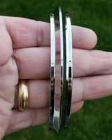 Stainless Steel Heavy Chakri Edge Sikh Singh Kaur Kara Punjabi Kada Bangle G5A