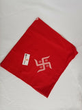 Sikh hindu punjabi india red swastika bandana head wrap gear rumal handkerchief