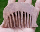 Guru gobind singh's kanga style kuba curved singh sikh kakar wood beard comb mm1