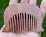 Guru gobind singh's kanga style kuba curved singh sikh kakar wood beard comb mm1