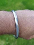 Sarbloh One Edge Kara Punjabi Sikh Kada Iron Bangle Singh Kaur Khalsa Handmade C5