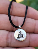 Buddha Pendant Necklace Silver Gold Plated Evil Eye Protection Hindu Charm K54R power Shield