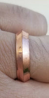 Copper color khanda ring engraved fashion sikh singh kaur khalsa challa gift h25