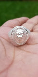Sharukh Khan New Movie Jawan Lion Ring hindu Sikh Evil Eye Protection Mundri BB8