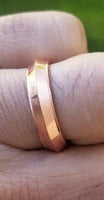 Copper color khanda ring engraved fashion sikh singh kaur khalsa challa gift h25