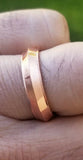 Copper color khanda ring engraved fashion sikh singh kaur khalsa challa gift h25