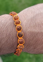 Rudraksha beads meditation bracelet evil eye protection power nazar amulet y2