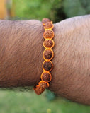 Rudraksha beads meditation bracelet evil eye protection power nazar amulet y2