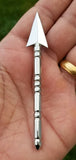 Sikh Dumala Teer Stainless Steel Arrow Shastar Ornament Khalsa Punjabi Unisex OO
