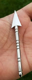 Sikh Dumala Teer Stainless Steel Arrow Shastar Ornament Khalsa Punjabi Unisex OO