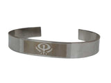 Stainless Steel Kara Laser Engraved Sikh Ik Onkar Khanda Adjustable Kada R13 NEW