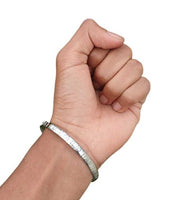 Chrome Plated Kara Khanda Design Kada Sikh Singh Kaur Khalsa Bracelet Bangle G22