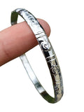 Chrome Plated Kara Khanda Design Kada Sikh Singh Kaur Khalsa Bracelet Bangle G22