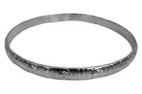 Chrome Plated Kara Khanda Design Kada Sikh Singh Kaur Khalsa Bracelet Bangle G22