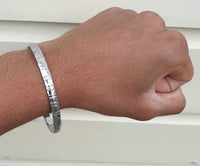 Chrome Plated Kara Khanda Design Kada Sikh Singh Kaur Khalsa Bracelet Bangle G22