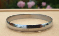 Chrome Plated Kara Smooth Thick Bangle Sikh Bracelet Singh Kaur Khalsa Kada B17