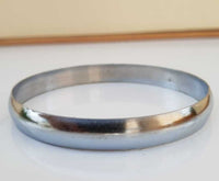 Chrome Plated Kara Smooth Thick Bangle Sikh Bracelet Singh Kaur Khalsa Kada B17