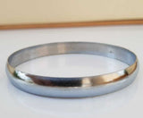 Chrome Plated Kara Smooth Thick Bangle Sikh Bracelet Singh Kaur Khalsa Kada B17