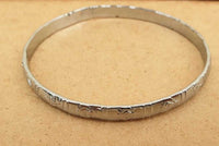 Chrome Plated Kara Khanda Design Kada Sikh Singh Kaur Khalsa Bracelet Bangle G22