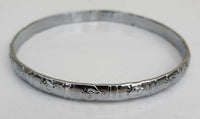 Chrome Plated Kara Khanda Design Kada Sikh Singh Kaur Khalsa Bracelet Bangle G22