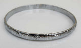 Chrome Plated Kara Khanda Design Kada Sikh Singh Kaur Khalsa Bracelet Bangle G22