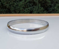 Chrome Plated Kara Smooth Thick Bangle Sikh Bracelet Singh Kaur Khalsa Kada B17