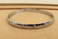 Chrome Plated Kara Khanda Design Kada Sikh Singh Kaur Khalsa Bracelet Bangle G22