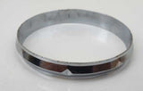 Chrome Plated Kara Sikh Kada Singh Kaur Khalsa Diamond Shape Ridged Bracelet V31