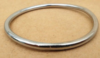 Chrome Plated Kara Smooth Thin Bangle Sikh Bracelet Singh Kaur Khalsa Kada V34