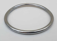 Chrome Plated Kara Smooth Thin Bangle Sikh Bracelet Singh Kaur Khalsa Kada V34