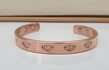 Copper Kara Khanda Engraved Sikh Kada Adjustable Bangle Hindu Tamba Bracelet V33