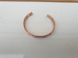 Copper Kara Khanda Engraved Sikh Kada Adjustable Bangle Hindu Tamba Bracelet V33