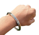 Stainless Steel Kara Seven Lines Bangle Sikh Singh Karha Khalsa Edged Kada CC30R Unisex Smooth Bracelet