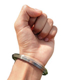 Stainless Steel Kara Seven Lines Bangle Sikh Singh Karha Khalsa Edged Kada CC30R Unisex Smooth Bracelet