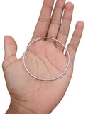 Chrome Plated Kara Smooth Extra Thin Bangle Sikh Bracelet Singh Khalsa Kada S8