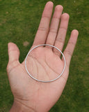 Chrome Plated Extra Thin Sikh Kara Smooth Kada Singh Kaur Khalsa Bangle Gift S8G
