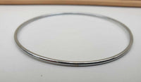 Chrome Plated Kara Smooth Extra Thin Bangle Sikh Bracelet Singh Khalsa Kada S8