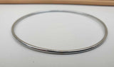 Chrome Plated Kara Smooth Extra Thin Bangle Sikh Bracelet Singh Khalsa Kada S8