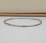 Chrome Plated Extra Thin Sikh Kara Smooth Kada Singh Kaur Khalsa Bangle Gift S8G