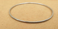 Chrome Plated Kara Smooth Extra Thin Bangle Sikh Bracelet Singh Khalsa Kada S8