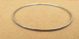 Chrome Plated Kara Smooth Extra Thin Bangle Sikh Bracelet Singh Khalsa Kada S8