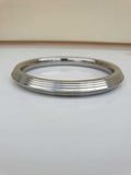 Stainless Steel Kara Seven Lines Bangle Sikh Singh Karha Khalsa Edged Kada CC30R Unisex Smooth Bracelet